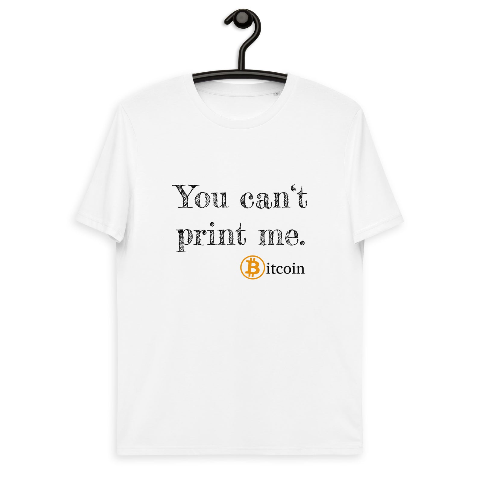 Bitcoin Print Men's Organic Cotton T-Shirt