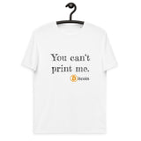 Bitcoin Print Men's Organic Cotton T-Shirt
