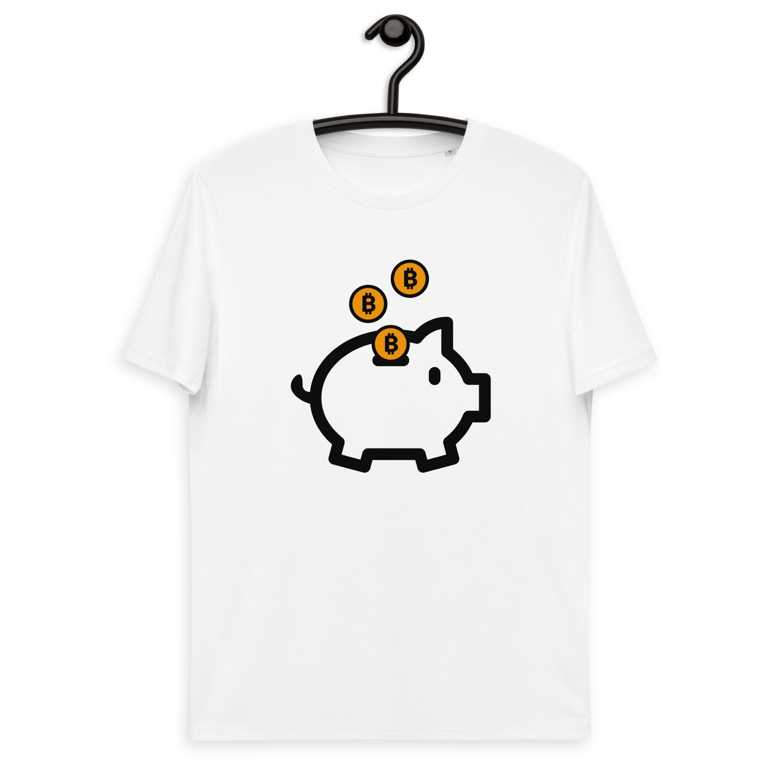 Bitcoin Piggy Bank Men's Organic Cotton T-Shirt