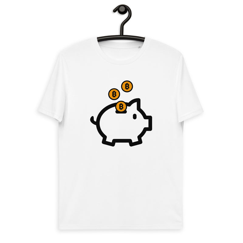 Bitcoin Piggy Bank Men's Organic Cotton T-Shirt