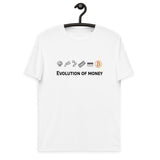 Bitcoin Evolution of Money Basic Bio-T-Shirt für Männer