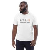 Bitcoin Evolution of Money Basic Bio-T-Shirt für Männer