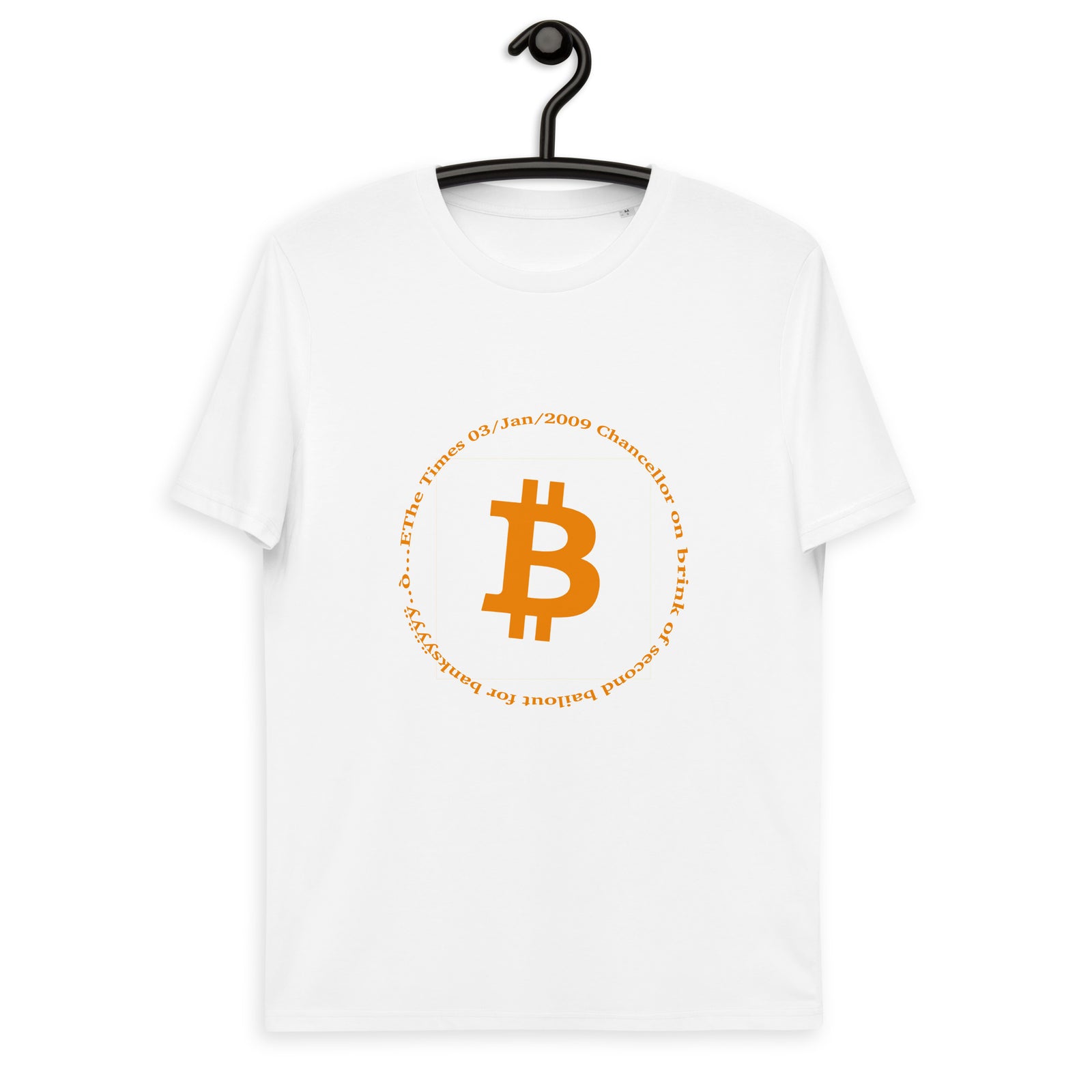 Bitcoin Symbol Basic Bio-T-Shirt für Männer