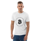 Bitcoin Symbol Men's Organic Cotton T-Shirt