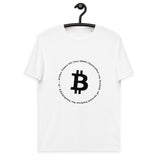 Bitcoin Symbol Basic Bio-T-Shirt für Männer