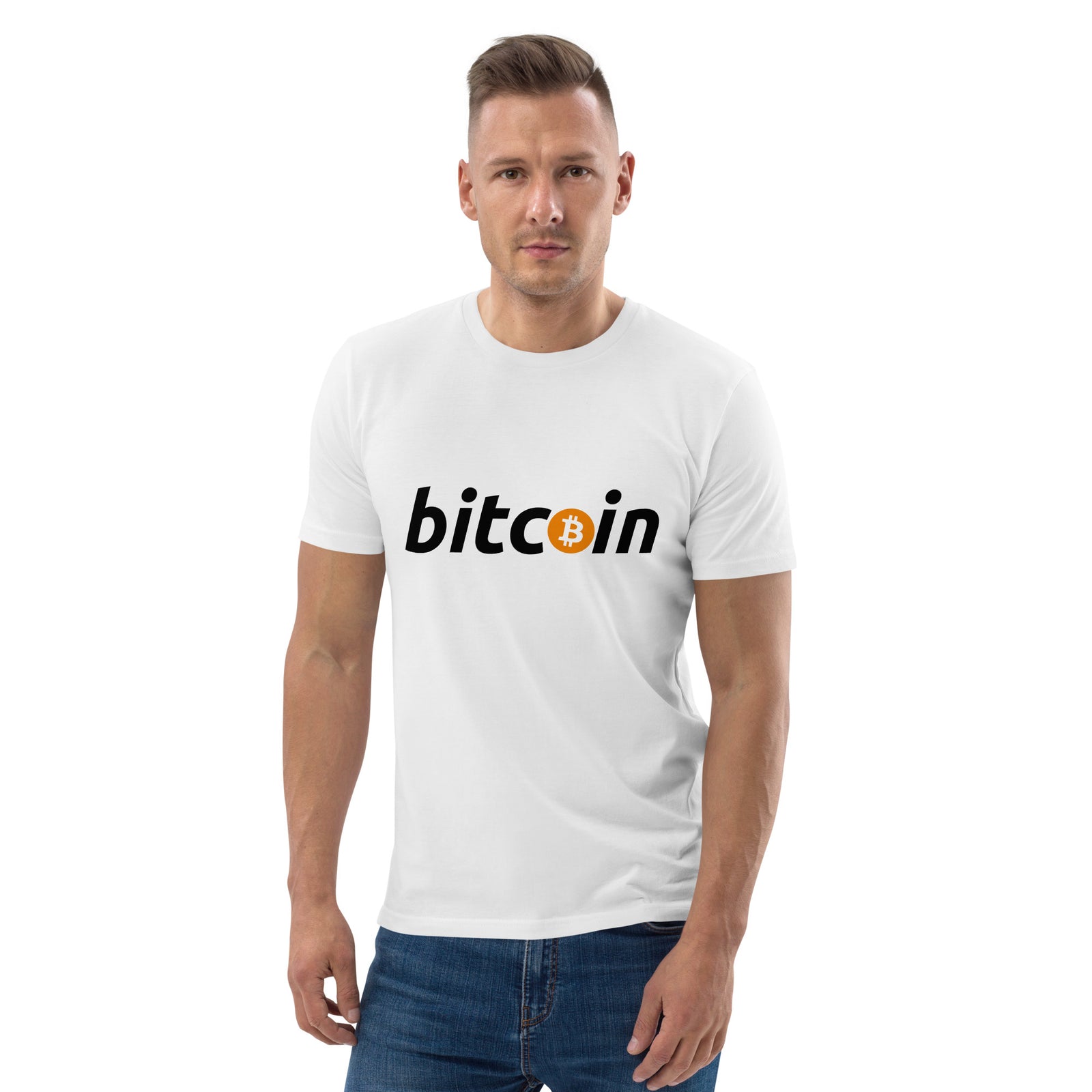 Bitcoin Basic Bio-T-Shirt für Männer