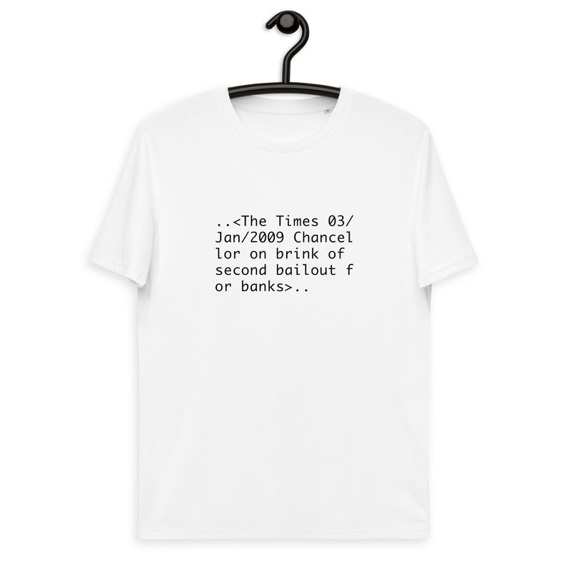 Bitcoin Chancellor Basic Bio-T-Shirt für Männer