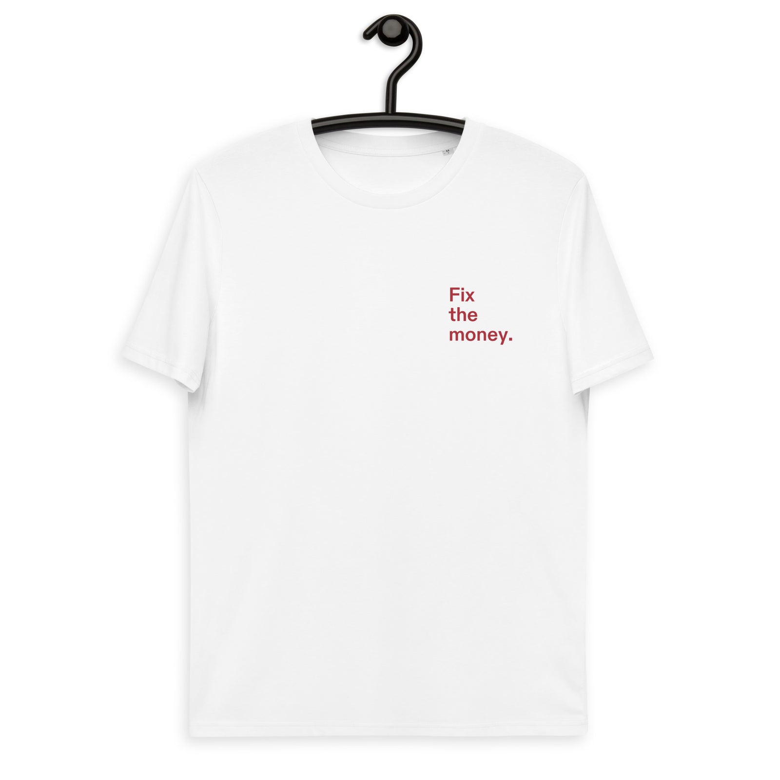 Fix the money. Basic Bio-T-Shirt für Männer