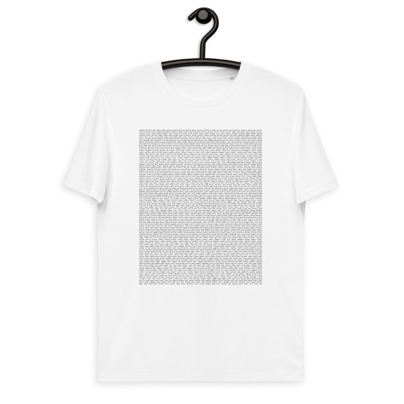 BIP-39 Words Men's Organic Cotton | Bitcoin T-Shirt