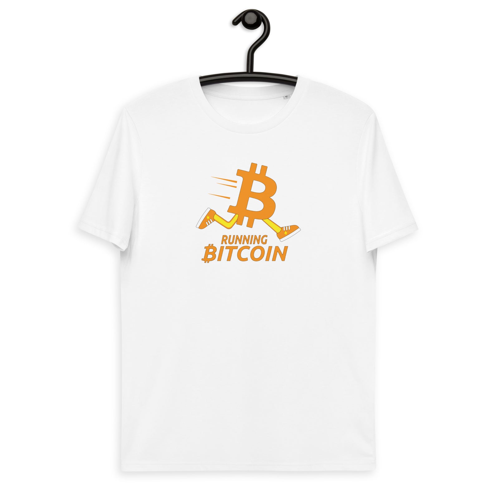 Running Bitcoin | Organic Cotton T-Shirt | Unisex
