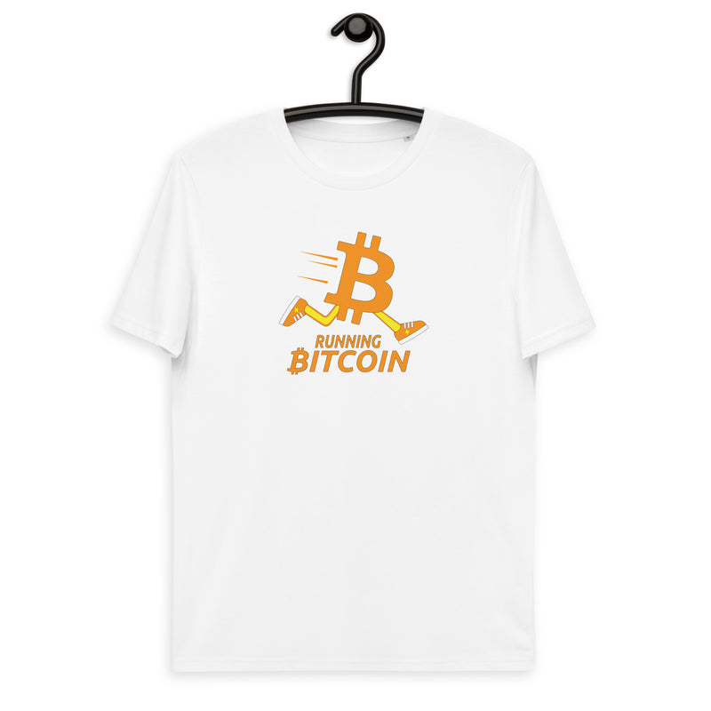 Running Bitcoin | Organic Cotton T-Shirt | Unisex