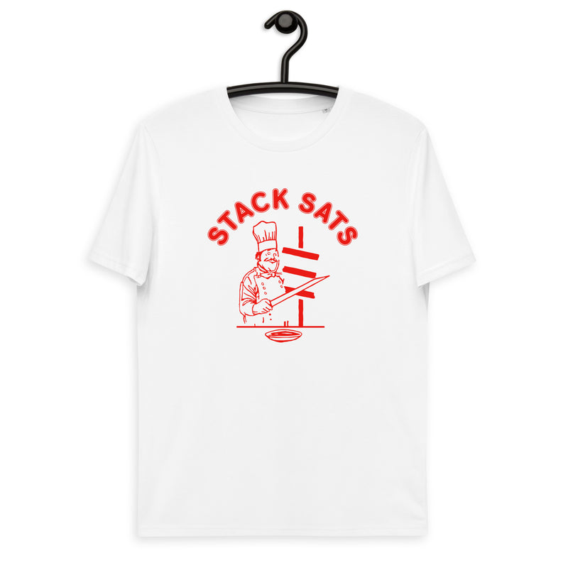 Satoshi Boat Club Stack Sats | Organic Cotton | Bitcoin T-Shirt | Unisex