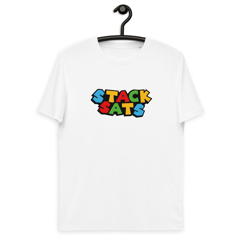 Stack Sats Men's Organic Cotton | Bitcoin T-Shirt