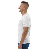 Bitcoin Satsymbol Embroidered Men's Organic Cotton T-Shirt