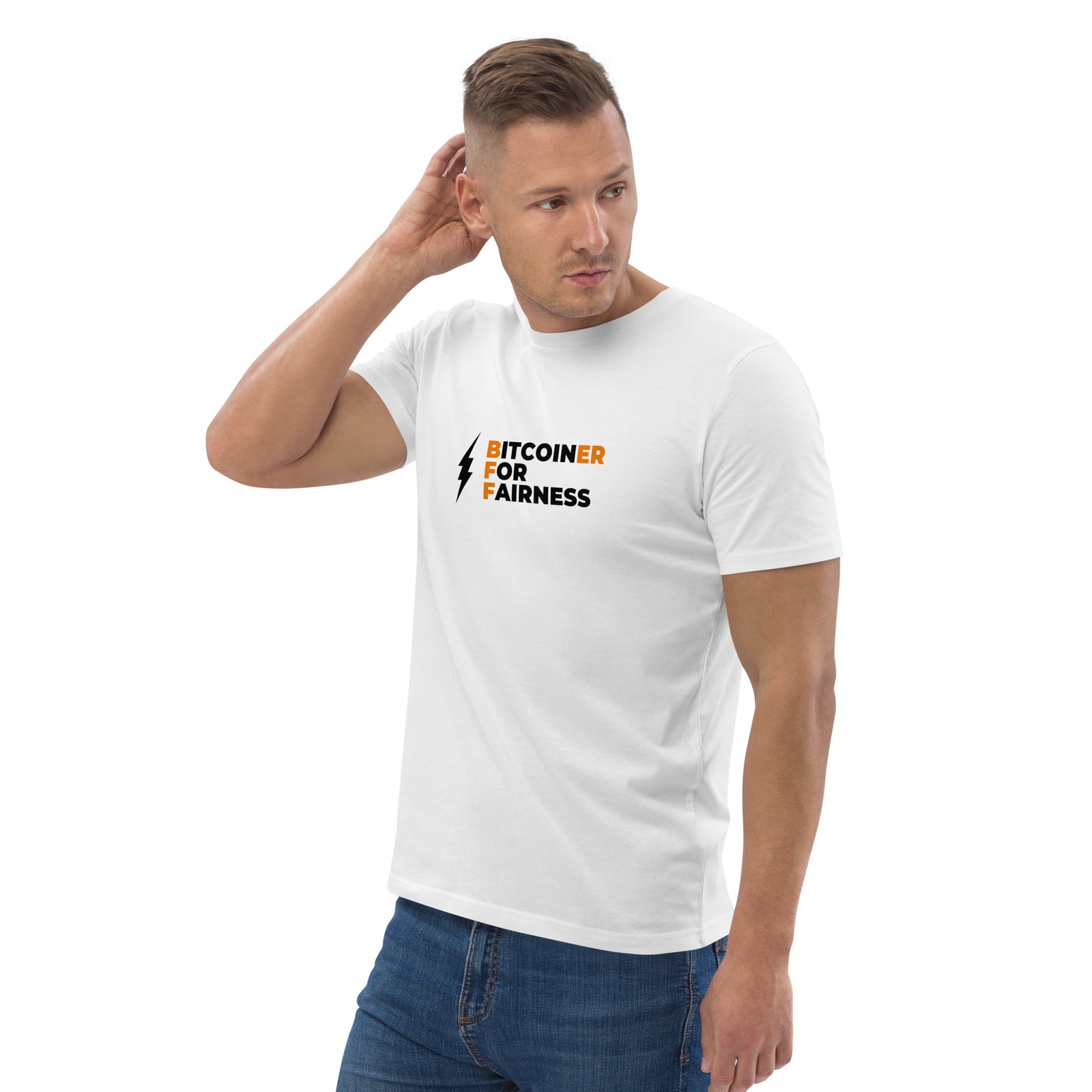 Bitcoiner For Fairness Men's Organic Cotton | Bitcoin T-Shirt