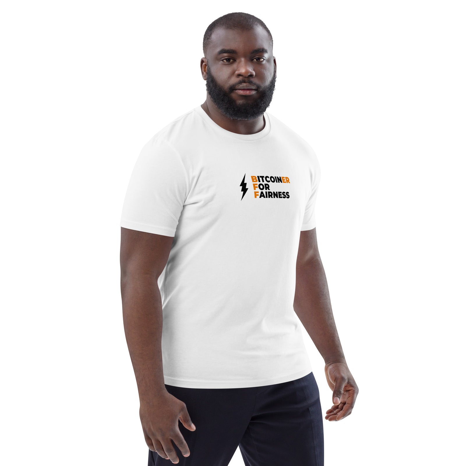 Bitcoiner For Fairness Men's Organic Cotton | Bitcoin T-Shirt