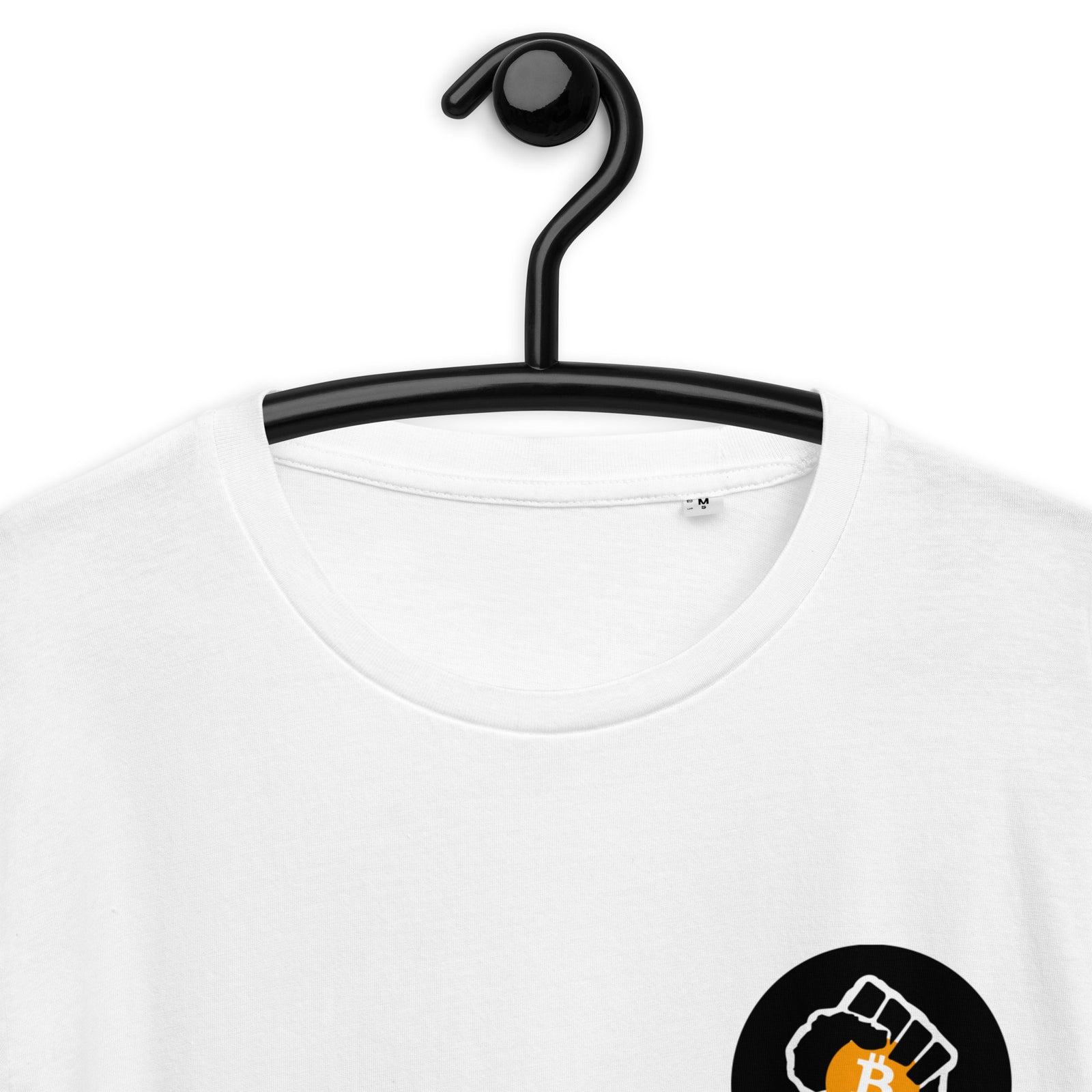 Bitcoin Ekasi Back & Front Men's Organic Cotton T-Shirt