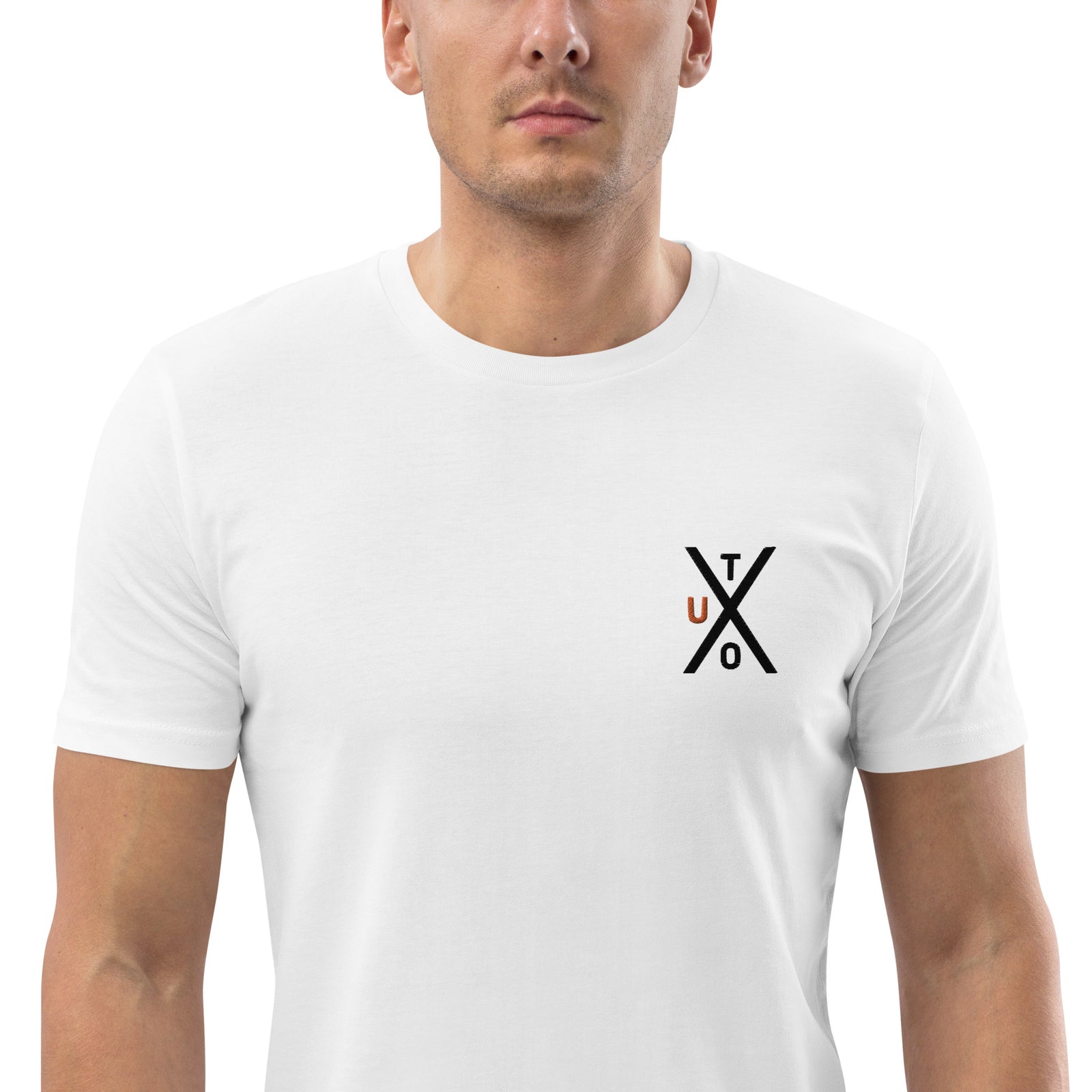 UTXO Embroidered Men's Organic Cotton | Bitcoin T-Shirt