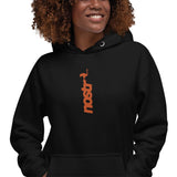 Nostr Embroidered Women's Hoodie with Pouch Pocket