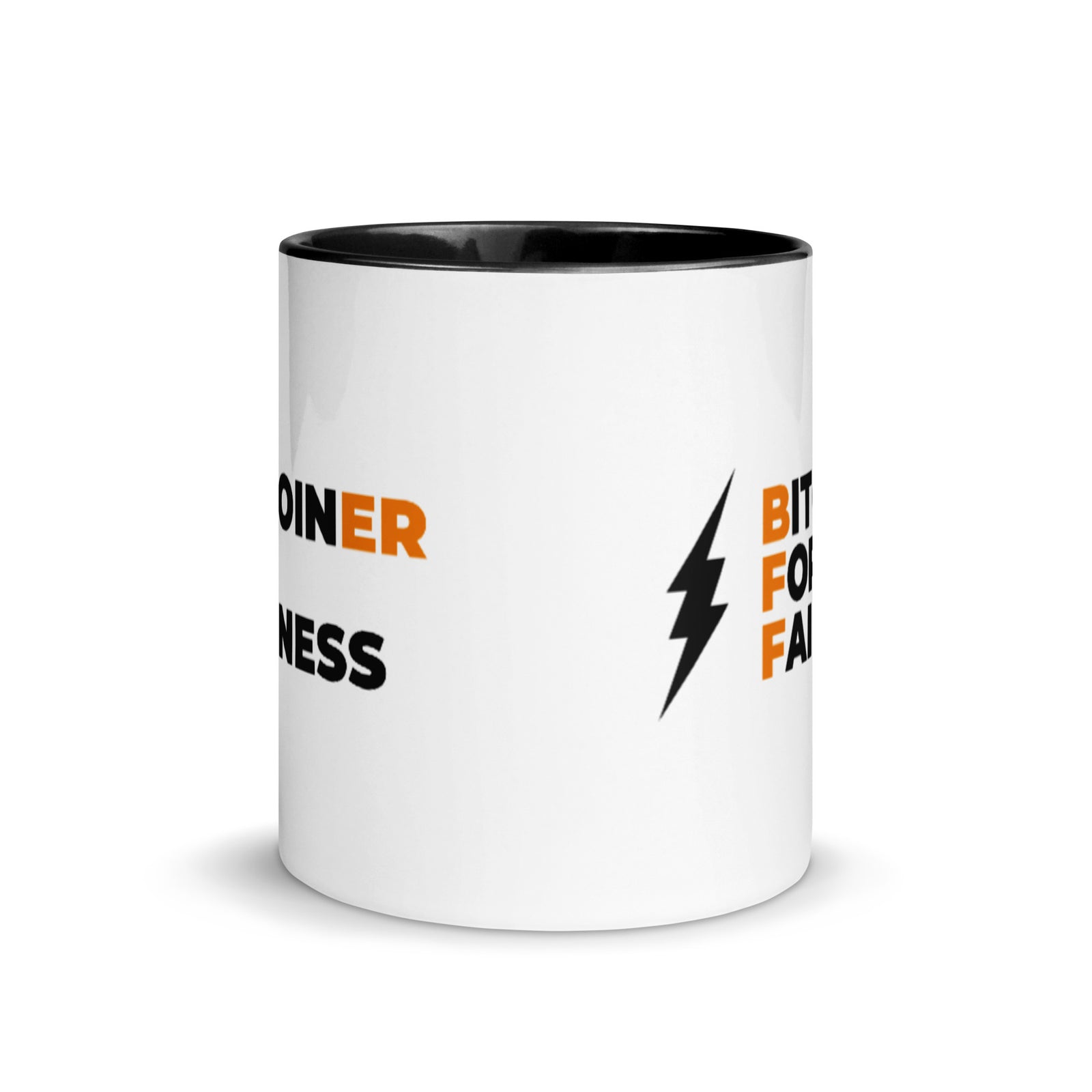 Bitcoiner For Fairness Mug with Color Inside