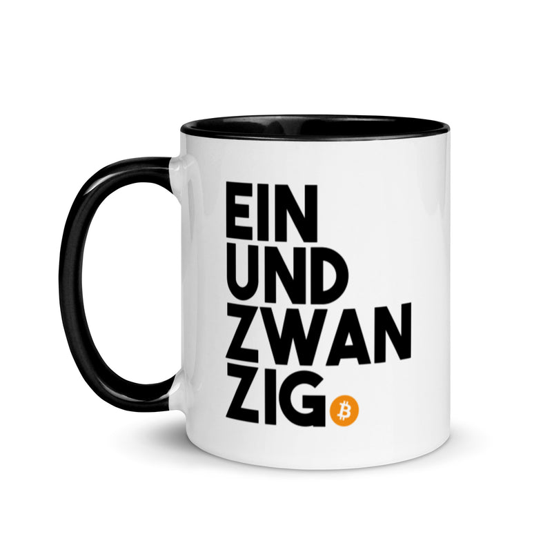 Einundzwanzig Bitcoin Mug with Color Inside