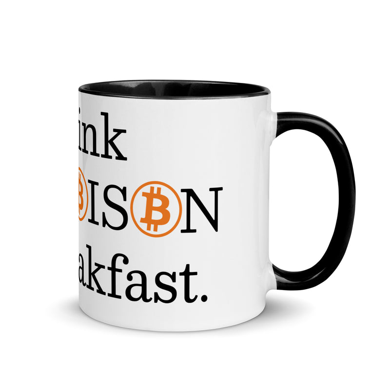 Bitcoin Rat Poison Mug with Color Inside