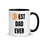 Bitcoin Family DAD Tasse mit gefärbter Innenseite
