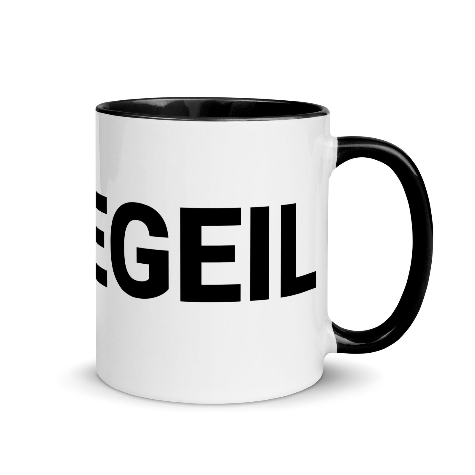 Bitcoin Nodegeil Tasse mit gefärbter Innenseite