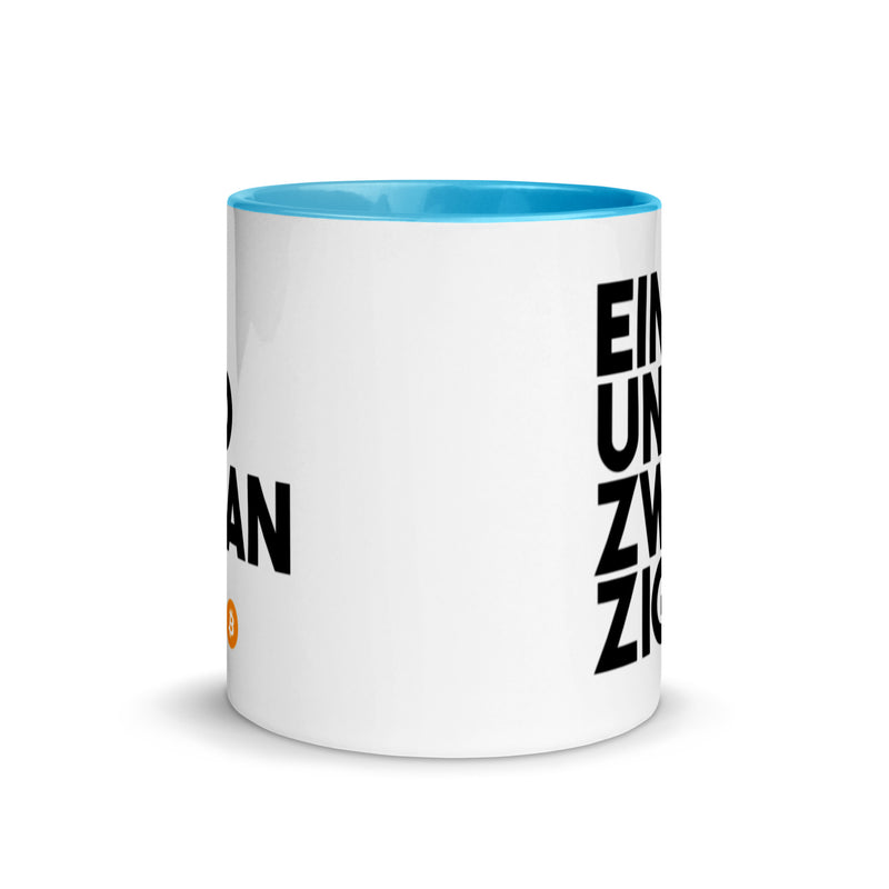 Einundzwanzig Bitcoin Mug with Color Inside