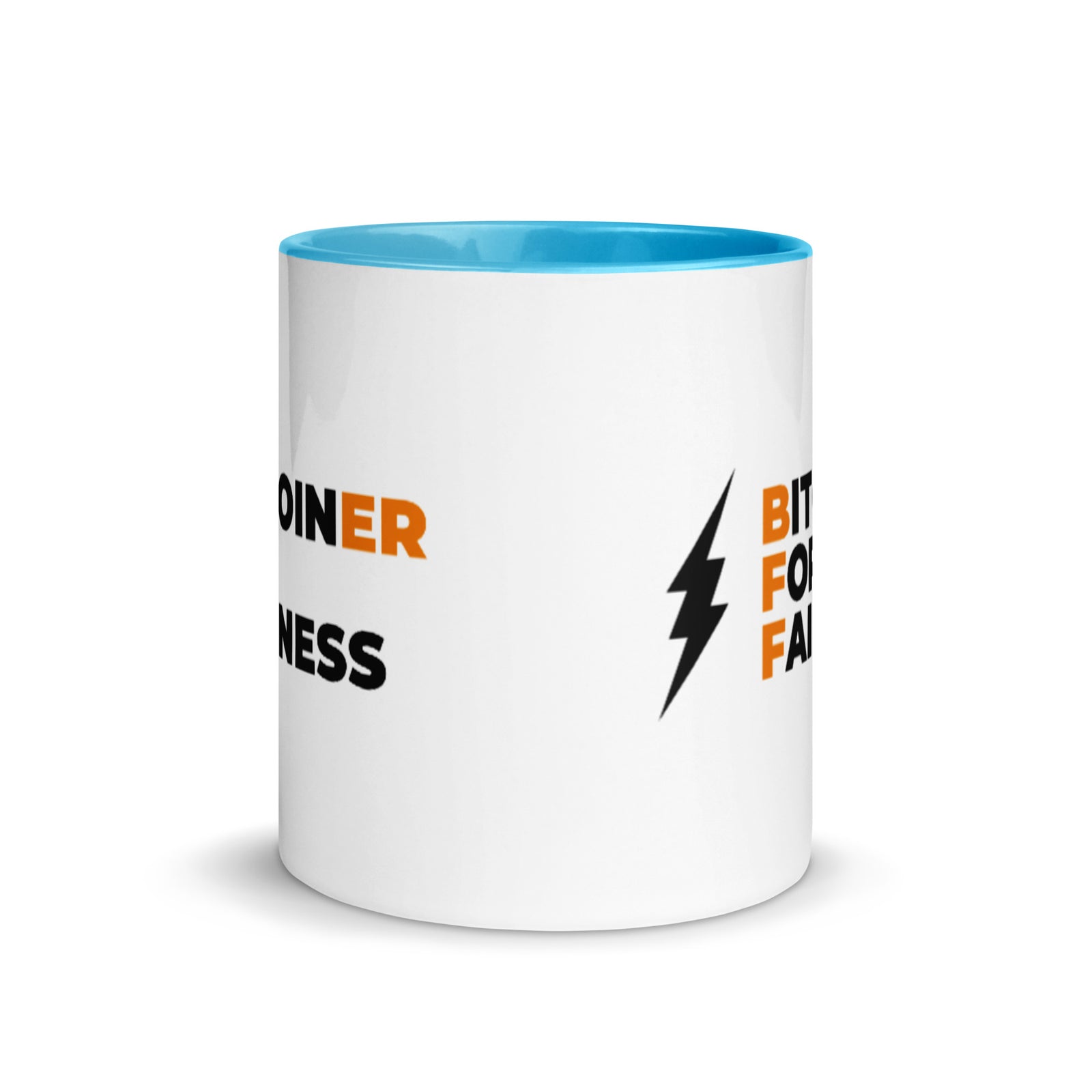 Bitcoiner For Fairness Mug with Color Inside
