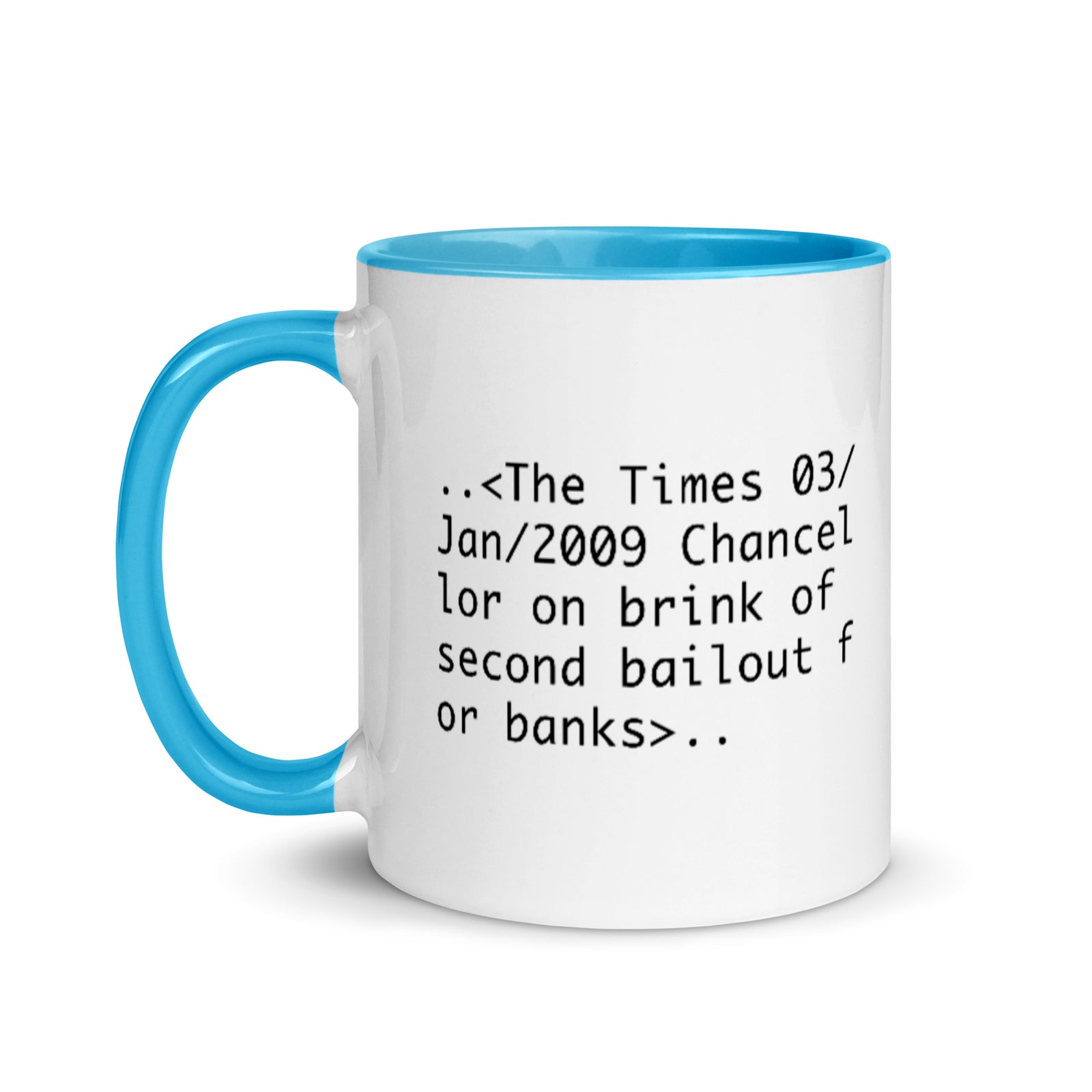 Bitcoin Exit FIAT Mug with Color Inside