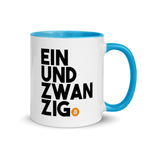 Einundzwanzig Mug with Color Inside
