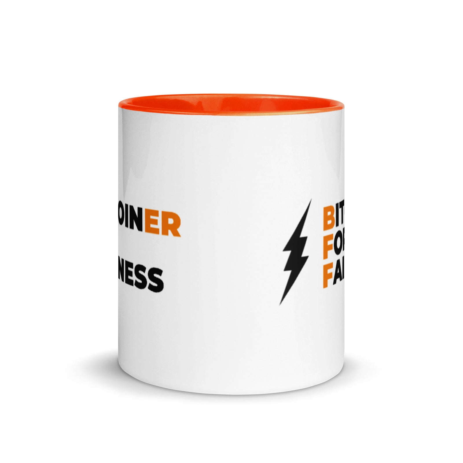 Bitcoiner For Fairness Mug with Color Inside