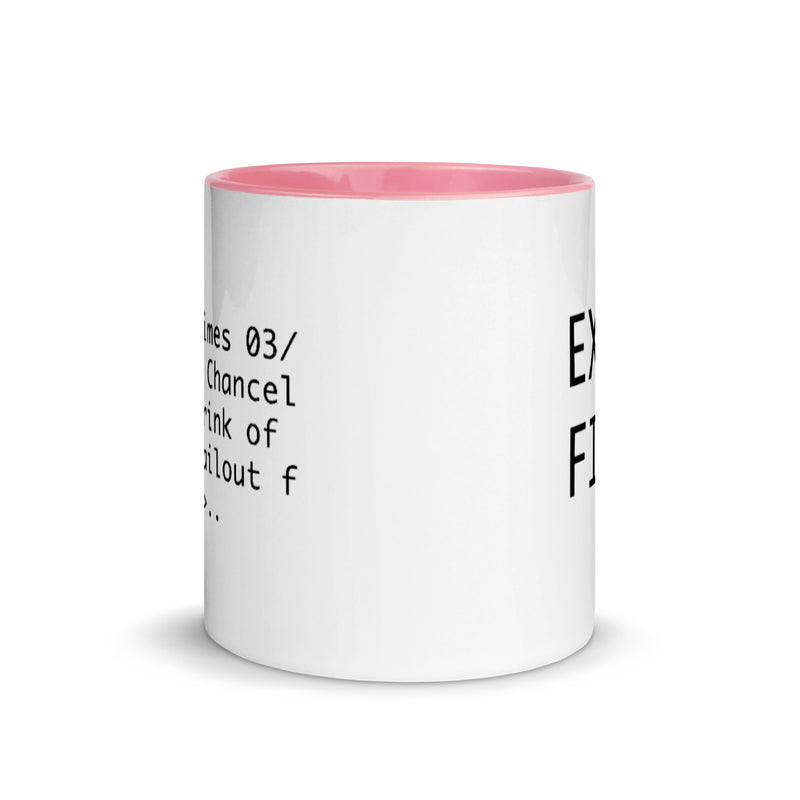 Bitcoin Exit FIAT Mug with Color Inside