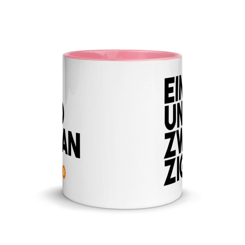 Einundzwanzig Bitcoin Mug with Color Inside