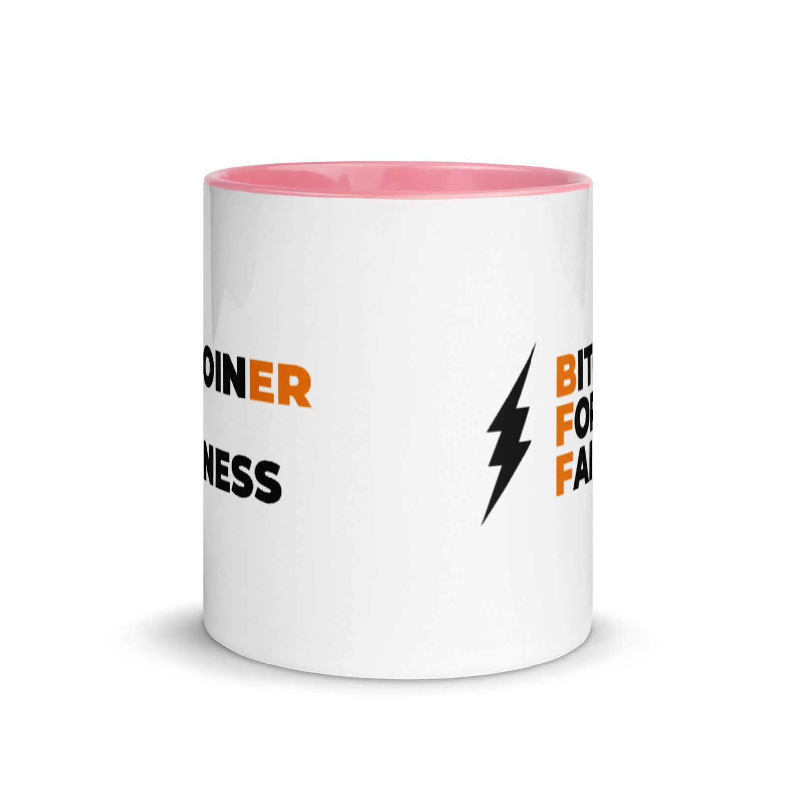 Bitcoiner For Fairness Mug with Color Inside