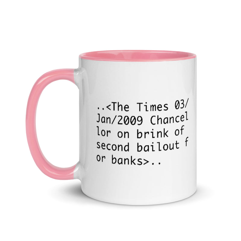 Bitcoin Exit FIAT Mug with Color Inside