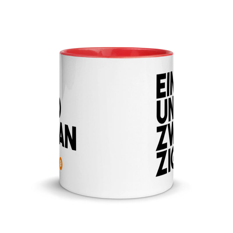 Einundzwanzig Bitcoin Mug with Color Inside