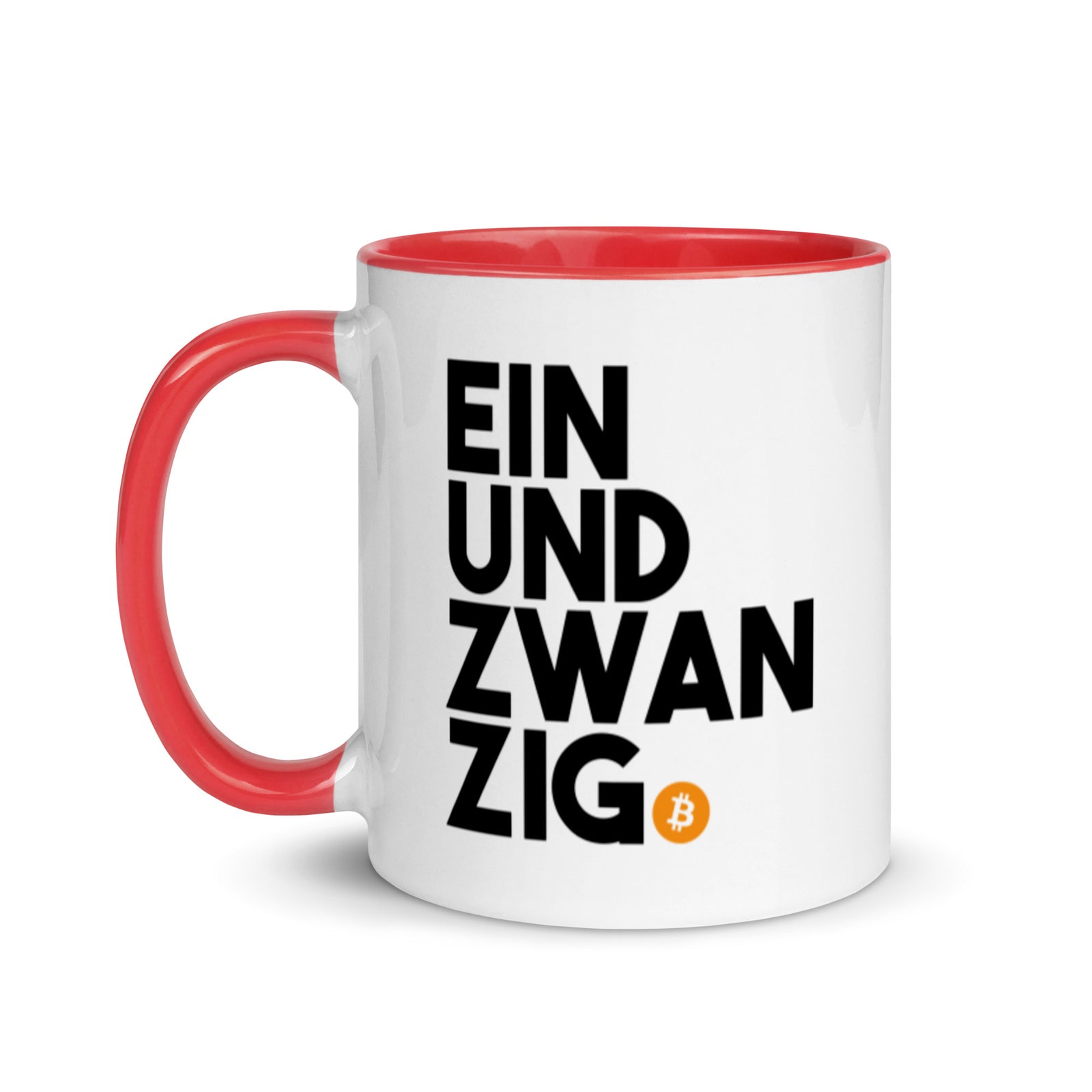 Einundzwanzig Bitcoin Mug with Color Inside