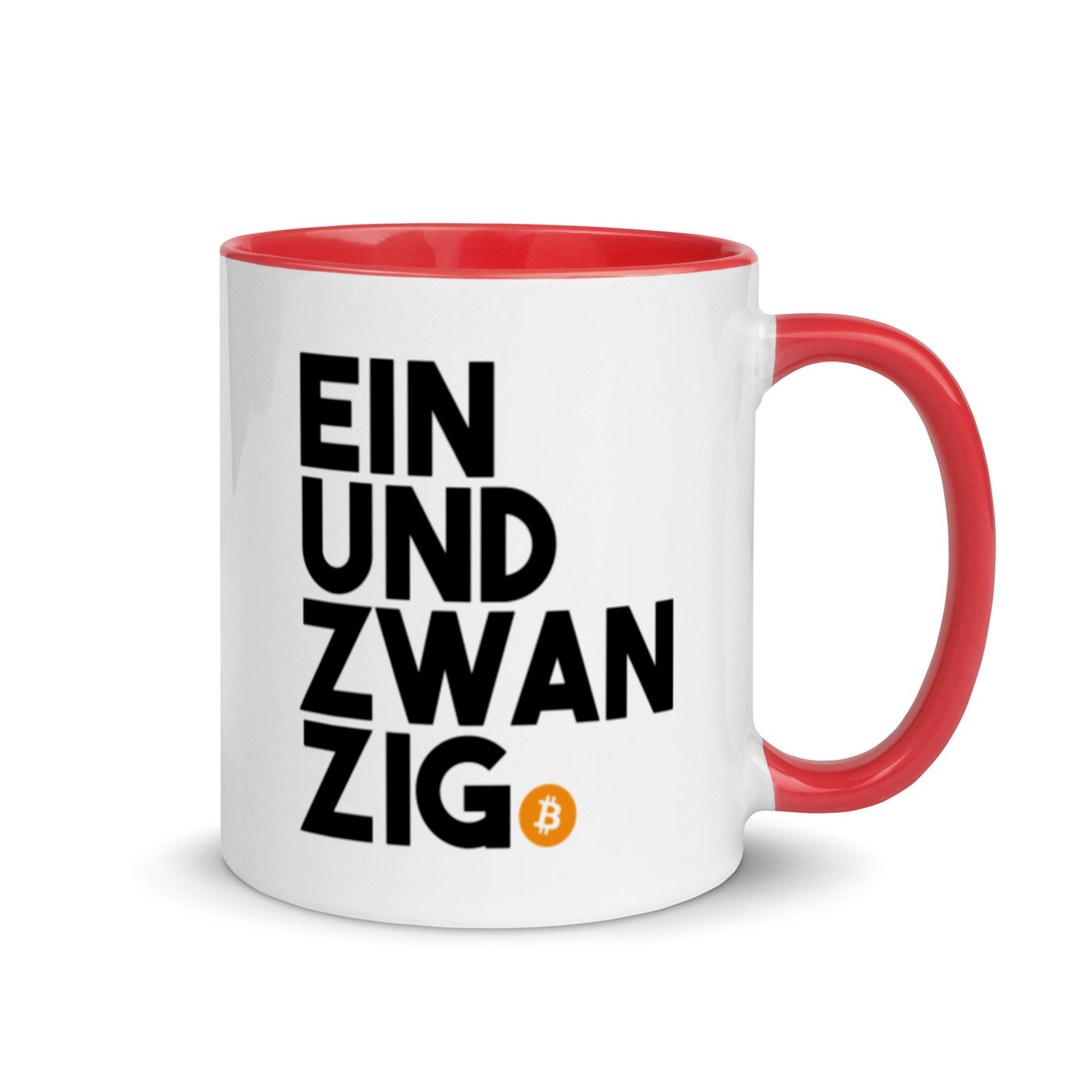 Einundzwanzig Bitcoin Mug with Color Inside
