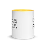 Bitcoin Exit FIAT Mug with Color Inside