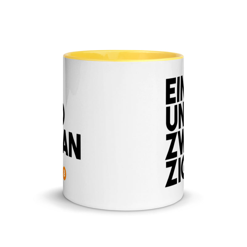 Einundzwanzig Bitcoin Mug with Color Inside