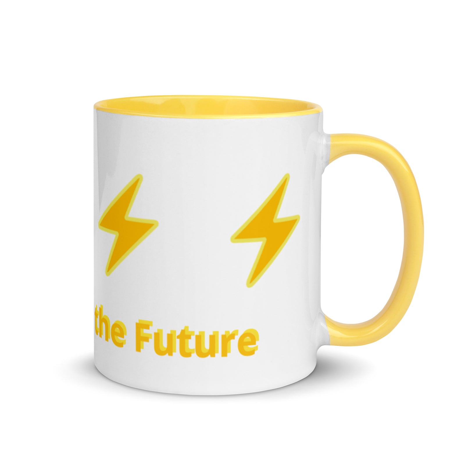 Bitcoin Lightning Tasse mit gefärbter Innenseite