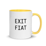 Bitcoin Exit FIAT Mug with Color Inside