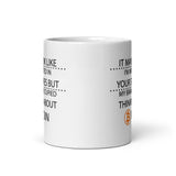 Bitcoin White Glossy Mug
