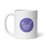 Einemillionsatoshi White Glossy Mug