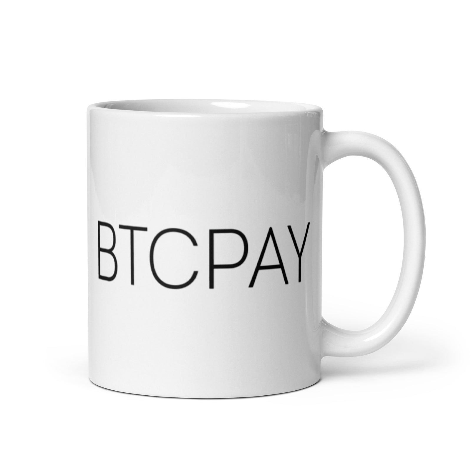 BTC Pay Server weiße Tasse