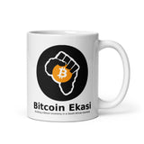 Bitcoin Ekasi White Glossy Mug