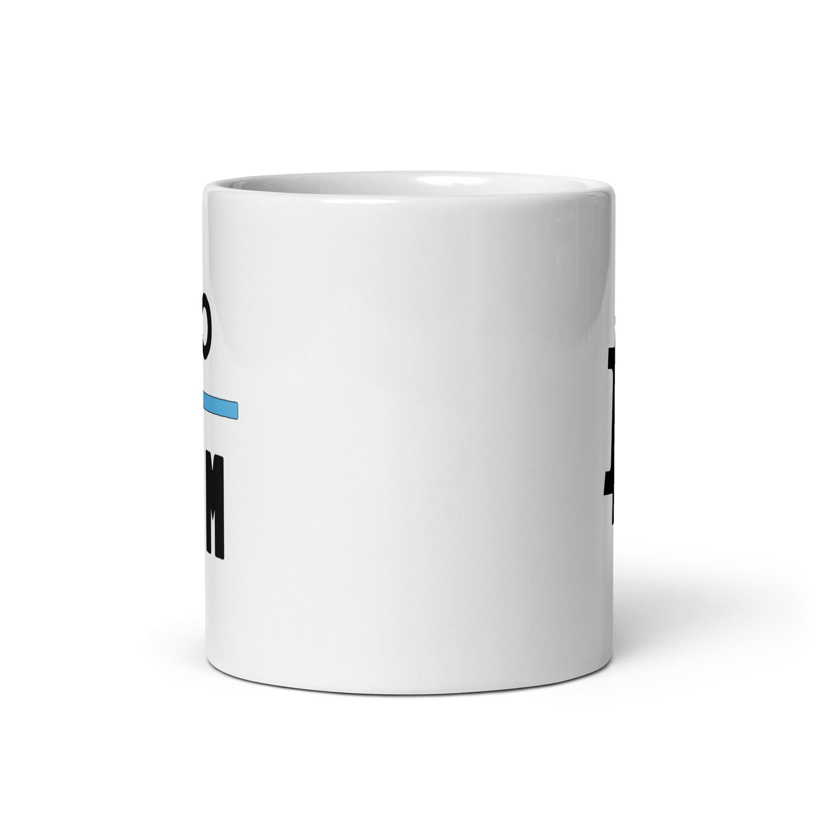 Infinity Divided by 21 Mio Knut Svanholm White Glossy | Bitcoin Mug