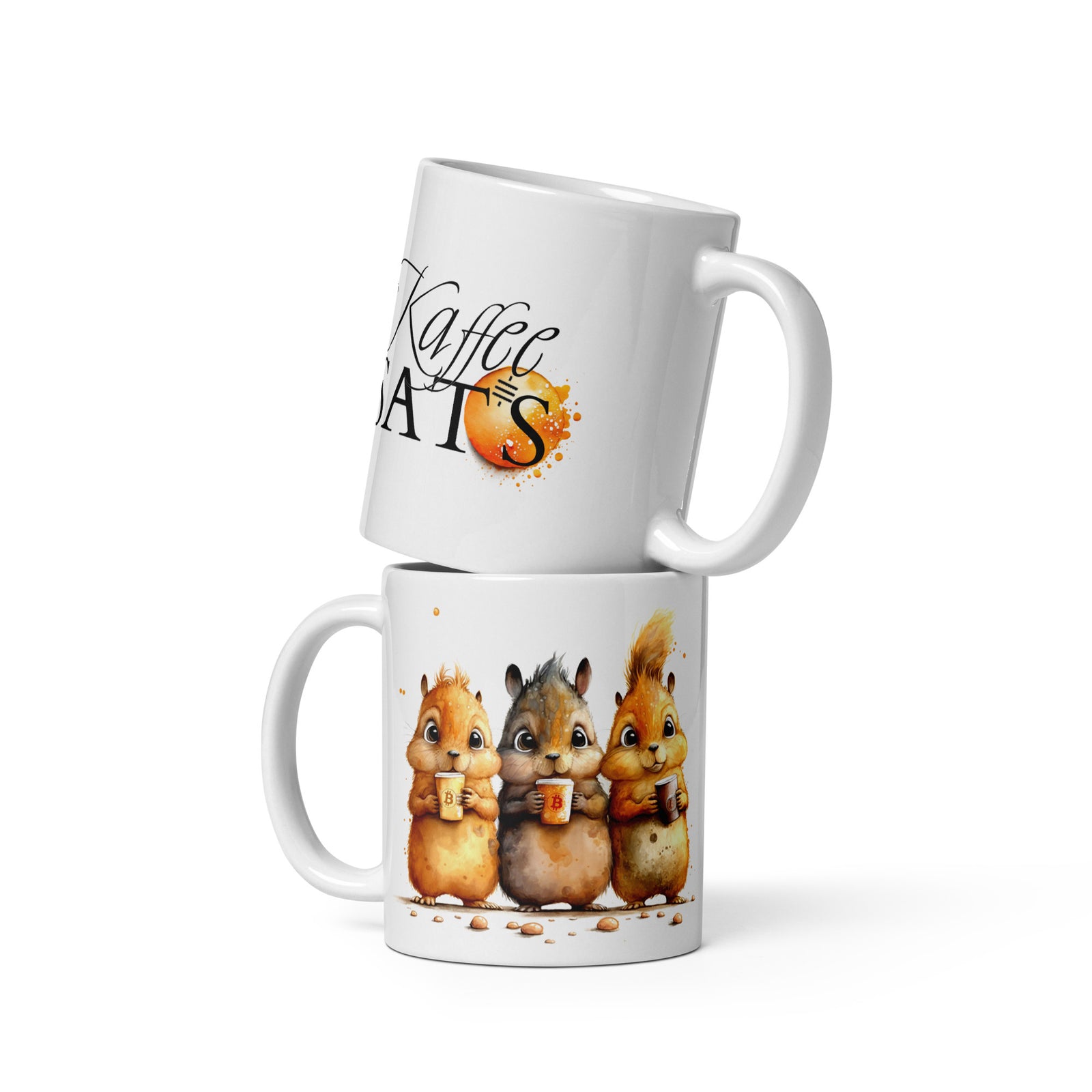 KaffeeSATS White Glossy | Bitcoin Mug